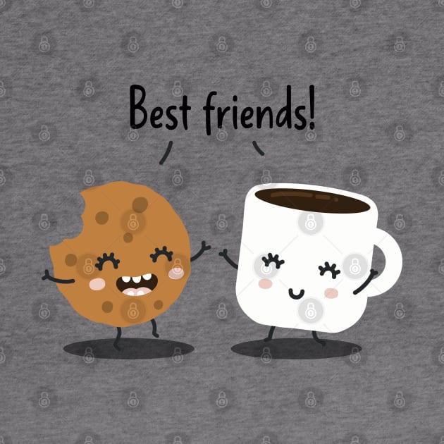 Coffee + Cookies = BFF by NinthStreetShirts